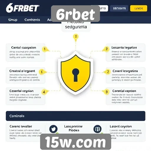 Recursos de segurança do site 6rbet em destaque
